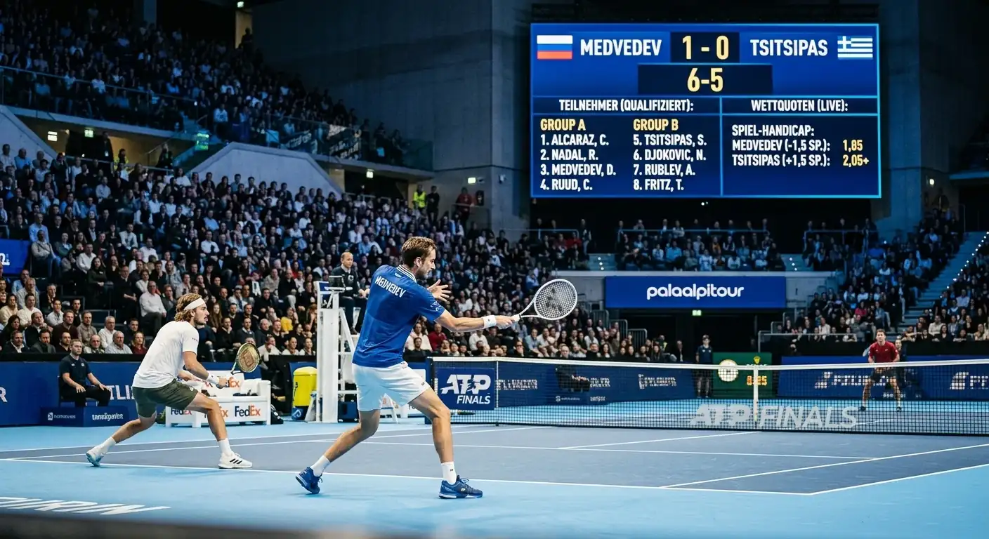 ATP Finals Handicap-Analyse — gleiche Spielerstärke und besondere Marktlogik