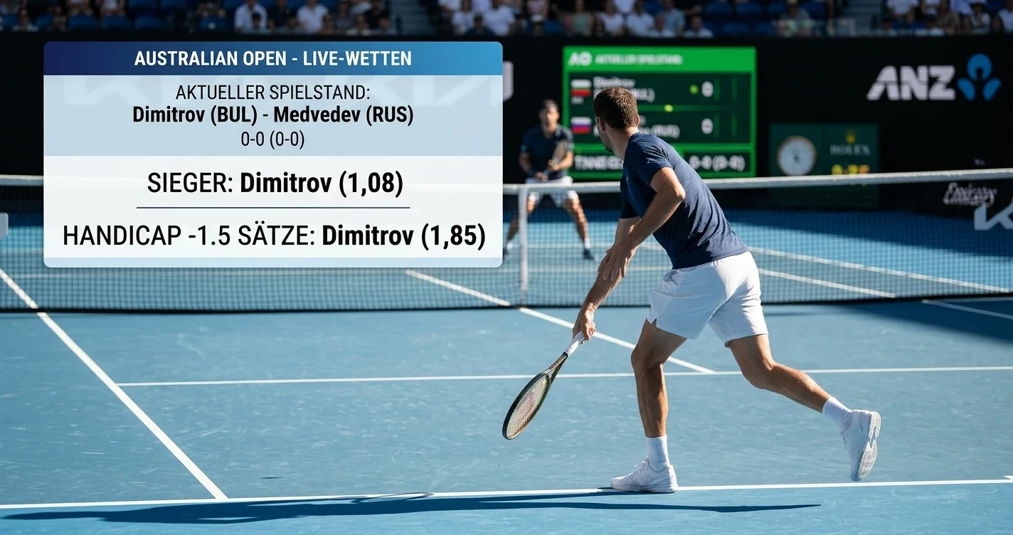 Tennis Handicap Wette Grundlagen erklärt mit Beispielen für Einsteiger