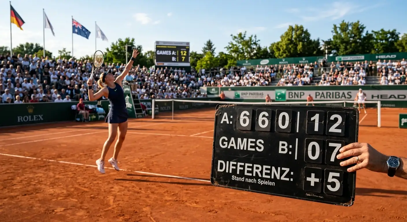Tennis Game-Handicap konkret erklärt: Games zählen und Ergebnis berechnen