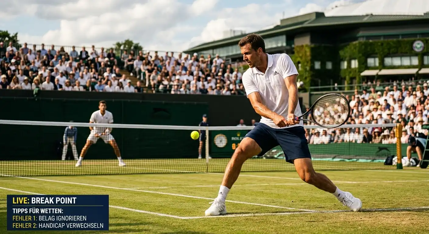 Typische Fehler beim Satz-Handicap Tennis vermeiden: Belag, Marktauswahl und Handicap-Verwechslung
