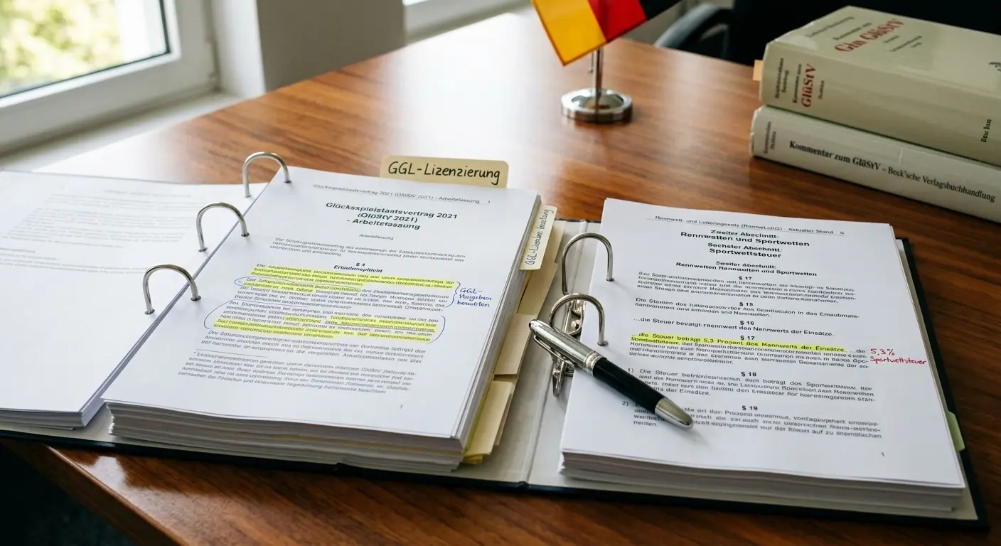 Rechtlicher Rahmen der deutschen Sportwettensteuer — Rennwett- und Lotteriegesetz und GlüStV 2021
