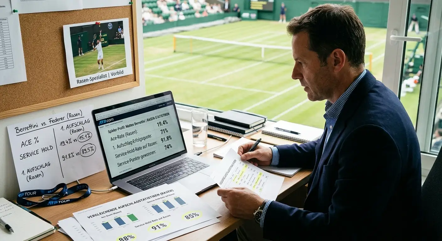 Ace-Rate und Aufschlagsstatistiken als Pflichtanalyse vor Rasen Tennis Handicap Wetten