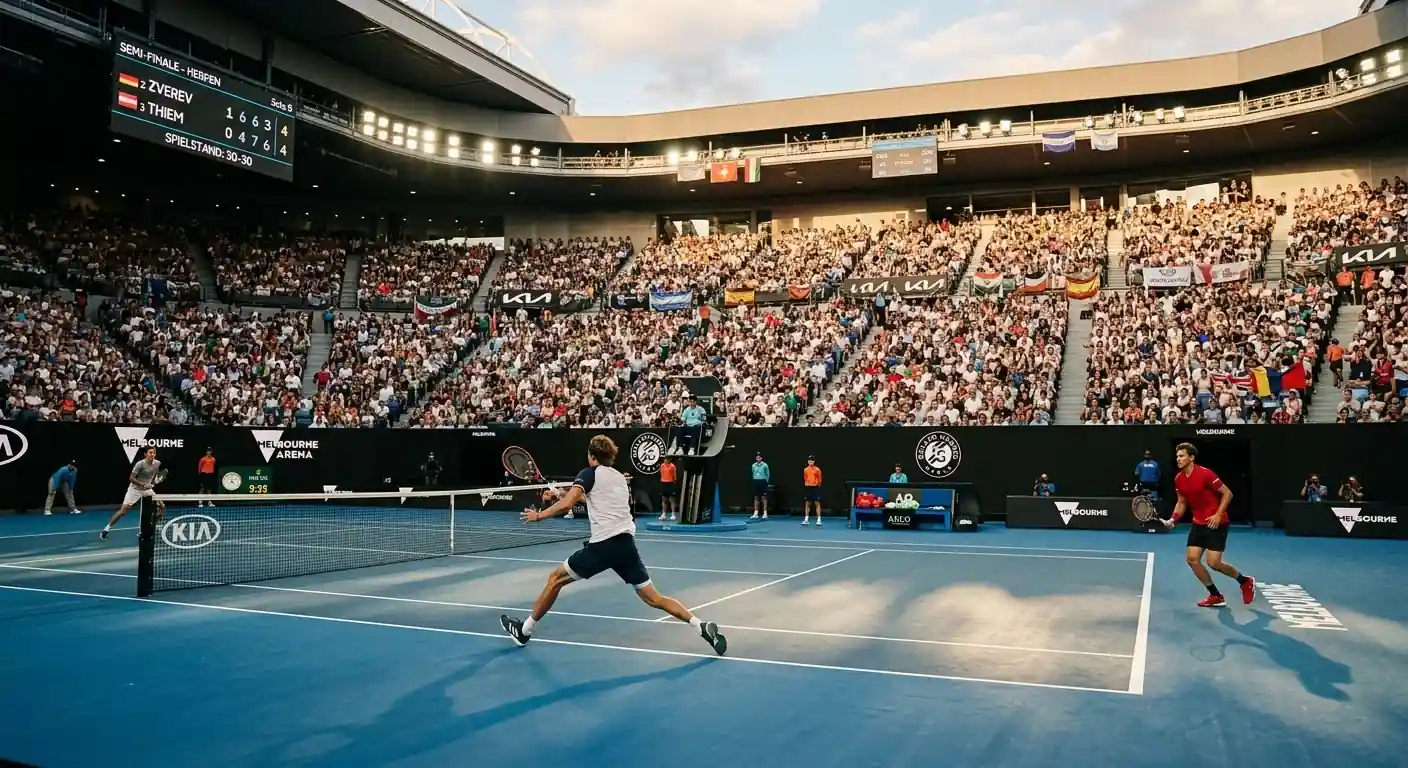 Tennis Handicap Analyse im Viertelfinale und Halbfinale mit angepassten Linien bei Grand Slams