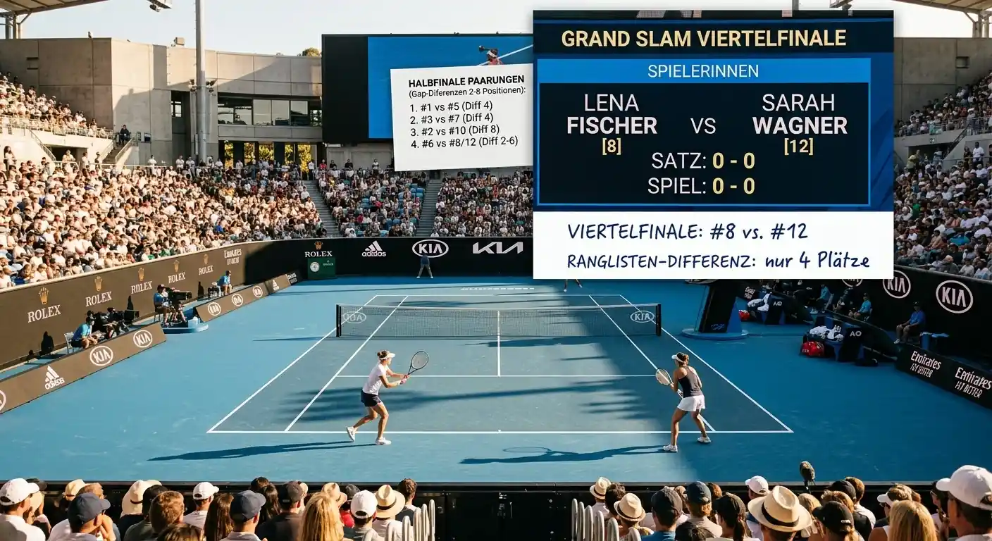 Enge Spätrundenmatches im Tennis mit veränderten Handicap-Linien und niedrigen Quoten