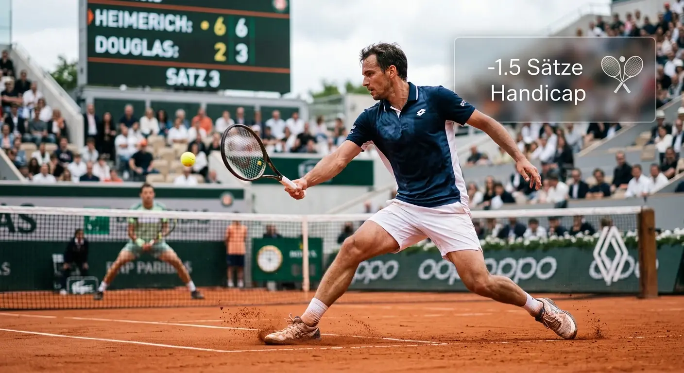 Situationen in denen Tennis Handicap-Wette mehr Präzision bietet als Over/Under-Markt