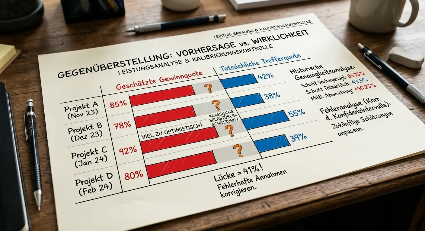 Overconfidence Bias beim Tennis Handicap Wetten und Methoden zur Selbstkalibrierung