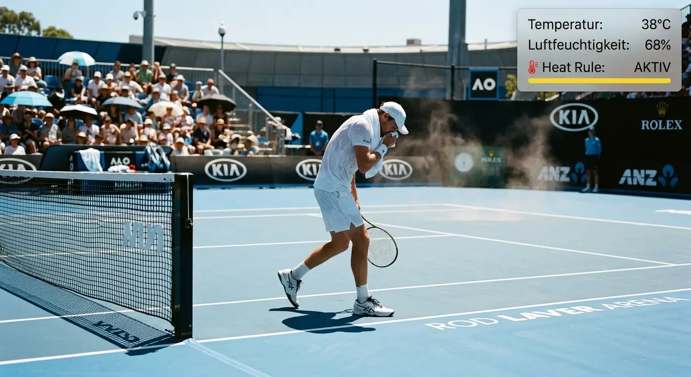 Spielbedingungen beim Australian Open und US Open mit Temperatur- und Belag-Unterschieden