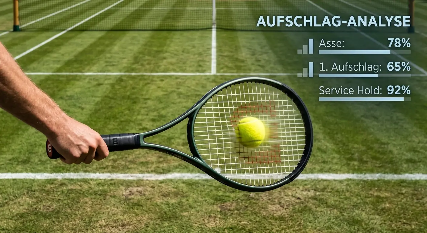 Aufschlagsdominanz auf Wimbledon-Rasen und Einfluss auf Game-Handicap-Linien