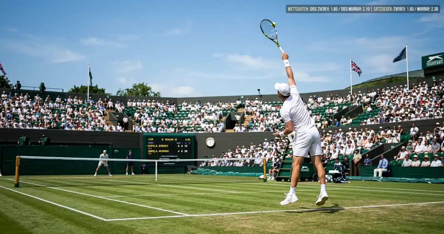Wimbledon Handicap Wetten auf Rasen im Best-of-5 Format mit Aufschlagsdominanz und Grand-Slam-Marktlogik